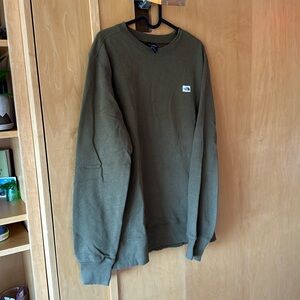 Men’s North face medium hoodie green